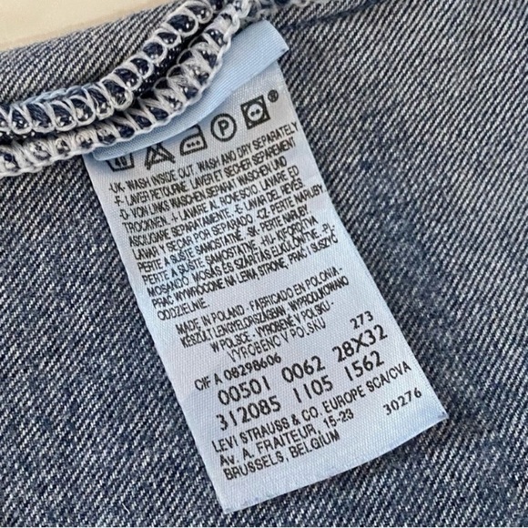 Levi's Blue Jean Shorts for Women - Picture 5 of 6